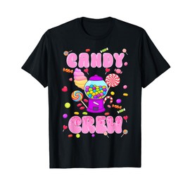 Candy Crew Candy Land Decorations Sweetie Candy Squad Kids T-Shirt