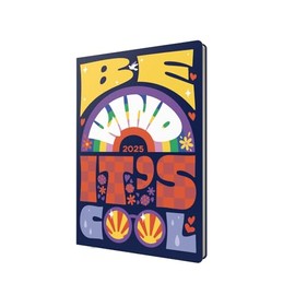 Collins Inspirational Type 2025 Planner - A5 Week to View Diary - Purple - (E-IT153.BF-25) - Stylish Weekly Eco Diary with Recycled Paper