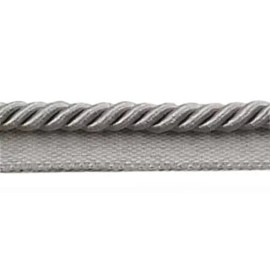 DÉCOPRO Silver Grey 5/16" Decorative Lip Cord Silver Chalice [By The Yard]