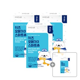 Deusimone (현대홈쇼핑)맛춤PICK 김석진LAB 키즈 오메가3 스마트츄 4박스 (4개월분) (Hyundai Home Shopping) Customized PICK Kim Seok-jin LAB Kids Omega-3 Smart Chew 4 Boxes (4-Month Supply)