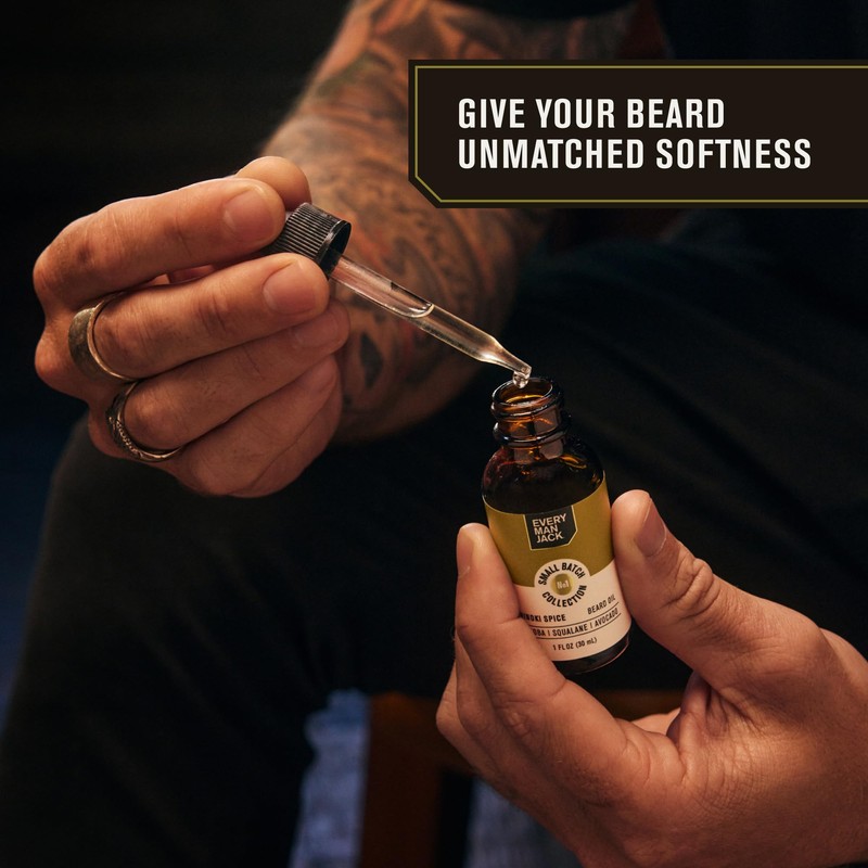 Every Man Jack Small Batch Beard Oil - Hinoki Spice