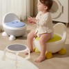 SHOWERORO Taburete Pequeño con Ruedas Gris, Redondo Pedicura y SPA,