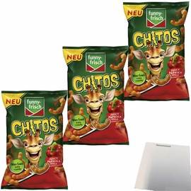 usy Bundle for Funny Fresh Chitos Juicy Pepper Style Pack of 3 (3 x 80 g)