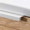 Drawer Pulls,4pcs Finger Edge Pull Concealed Handle Aluminum,Cupboard Handles 80mm