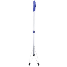 Trash Pickup Tool, Grabber Reacher Tool Rubbish Pick Up Extension Litter Picker Position Lock for Nursing Homes (Blue Handle)