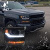 VLINCAR Headlight Assembly Compatible with Chevy Silverado 1500 2016 2017