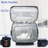 FlowFly Lunch Bag, Insulated Cooler, Thermal Lunch Box Tote with