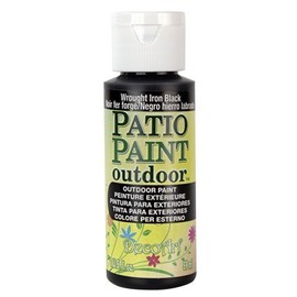 DecoArt Patio Paint, 2-Ounce, Wrought Iron Black (2-Pack)