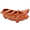 Ceramica Edgar Picas Traditional Portuguese Clay Terracotta Happy Pig Sausage