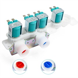 WH23X29538 Washer Water Inlet Valve Compatible with GE Washing Machine GFW550SPN2DG GFW550SPR0RS GFW550SSN1WW Replaces 33090201, 4977241, AP6990115, EAP16217225, 0024000126GB, PS16217225