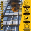 ISOP Two Story Fire Escape Ladder 13 ft Flame Resistant