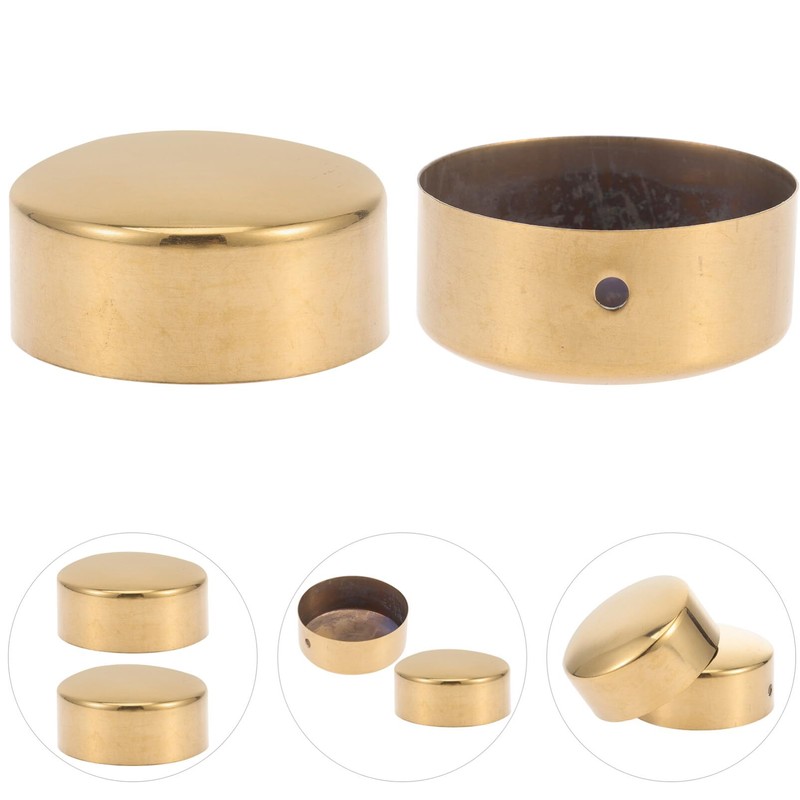Uonlytech Handrail End Caps 2 Pack Round Hand Railing End