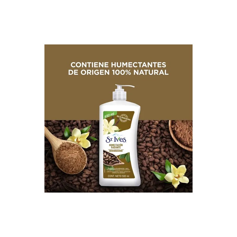 Crema Corporal St. Ives Cacao Y Vainilla 532 Ml