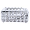 Crystal Tissue Dispenser Elegant Crystal Napkin Holder Decorative Facial Tissue