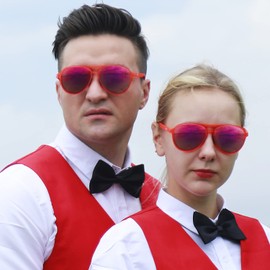 Retro Aviator Sunglasses for Women Men Trendy Polarized Sports Sunglasses Womens Mens for Outdoor 100% UV Blocking…