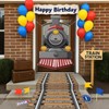 NeusWonder Christmas Express Train Party Decorations with Railroad Track, Polar-Inspired