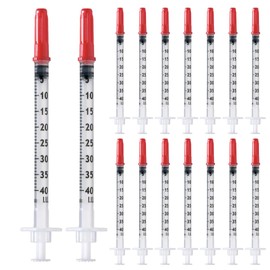 10 x 1ml/cc U40 Plastic Tube 29G (0.33 x 12.7mm) Multipurpose Measuring Tools Lab Accessories Individually Packed