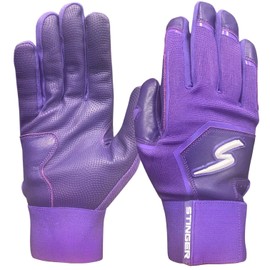 Stinger Sports Winder Series Batting Gloves - Adult Medium, Purple