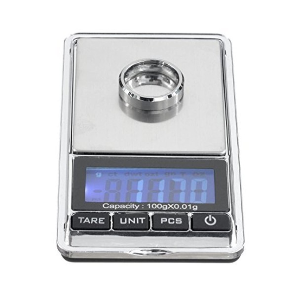 TBBSC 0.01gx100g Mini Electronic Digital Scale Weight Balance LCD Jewelry Pocket Gram Weight Scale