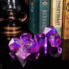 ORUZA Polyhedral Resin Dice, DND Dice Set, Resin Sharp Edge