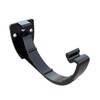 5 x Black Half Round Fascia Gutter Brackets, Freeflow 112mm