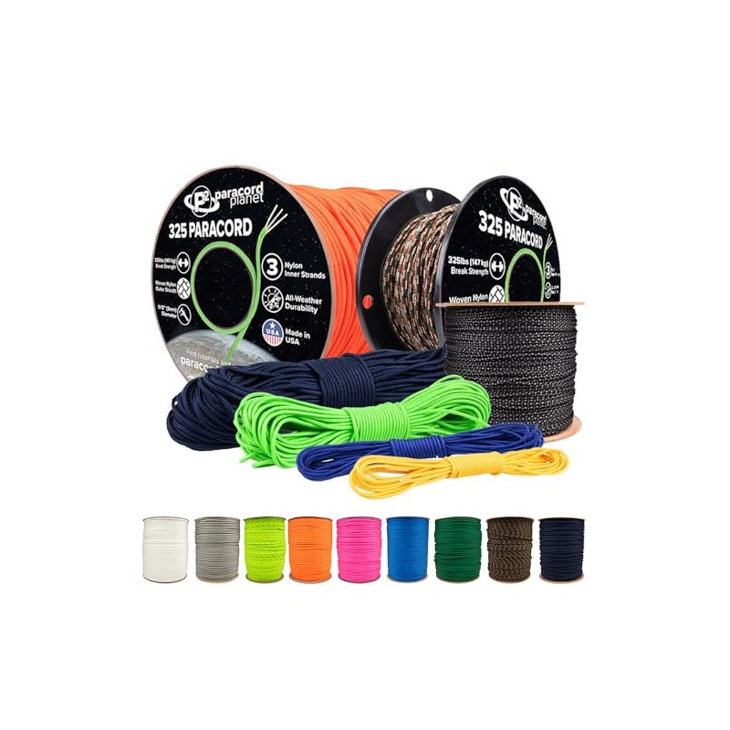 Paracord Planet 325 Paracord – 3 mm Type II Nylon