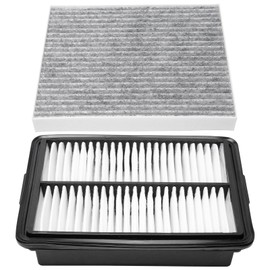 Engine and Cabin Air Filter Replacement by AA Ignition - Compatible with Hyundai and Kia Vehicles - Accent, Elantra, Elantra GT, Forte, Rio - Replaces 97133-F2000, CA12057, 28113-F2000, C31381