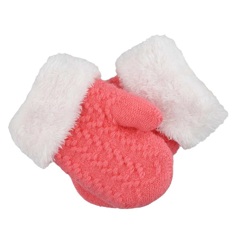 FGSS Kids Winter Knit-Mittens Toddler Warm Thick Fleece Gloves Cold
