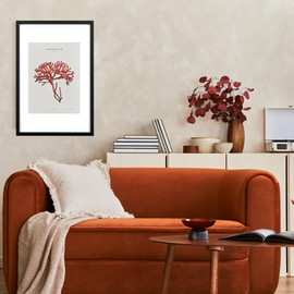 KAIWIN Picture Frame, 20 x 30 cm, Black Wood Photo Frame, Wooden Frame with Mount for Hanging and Standing, Used for Living Room, Bedroom, Study, for Photos, Artworks and Posters