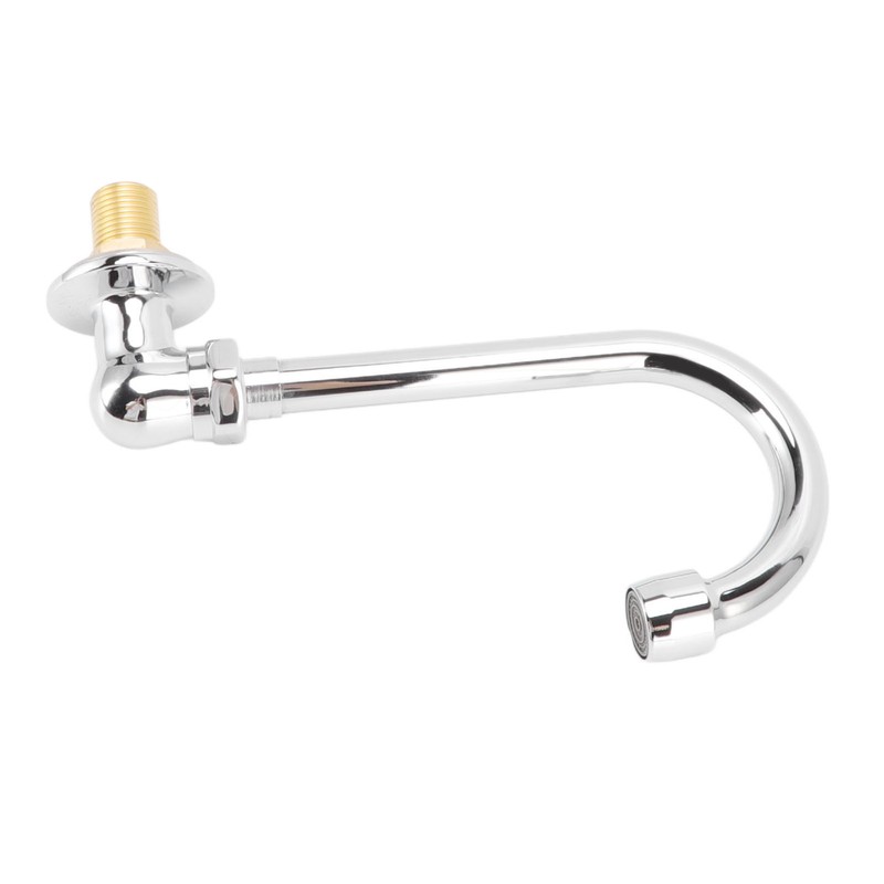 Foot Pedal Faucet Stainless Steel G1/2 Thread Wall Mounted Knee