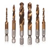 Litorange 6 Pcs 6542 HSS Drill & Taps Bit Set