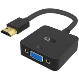 ICZI HDMI to VGA Adapter,1080p 60hz Full HD HDMI Male to VGA Female Converter for Laptops, PC, Projector, Monitor and More