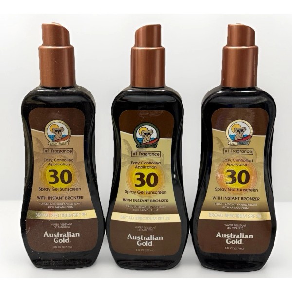 Australian Gold 3 australian gold spf 30 spray gel 8oz