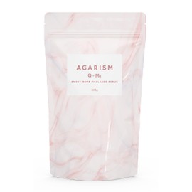 アガリズム キューミー スウィートボム タラソスクラブ 詰め替え 大容量 ボディスクラブ 限定 ピオニー 通常2倍量 360g ニキビ バスソルト ボディソープ 香水 しっとり アガリズム 角質ケア かかとケア 黒ずみ 美尻 デリケートゾーン ひじ ひざ スクラブ 全身ケア AGARISM SWEET (ピオニーブーケ)