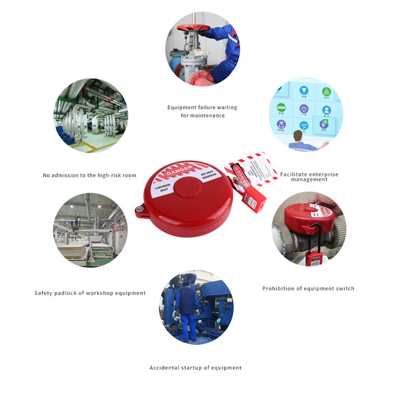Gate Valve Lockout Device Plastic Outdoor Water Hose Protector Valve