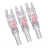3PCS Lighted Nocks for Arrows Automatic Lighting 6.2mm Internal Diameter