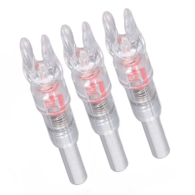 3PCS Lighted Nocks for Arrows Automatic Lighting 6.2mm Internal Diameter