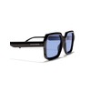 HAWKERS Unisex Minimal Max Sunglasses, Black/Blueberry