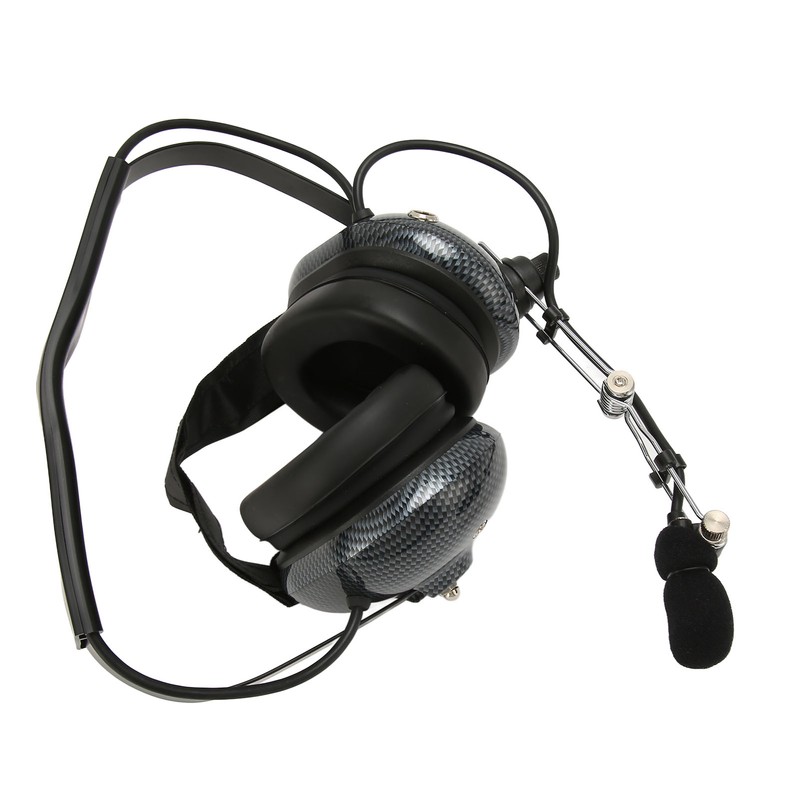 Aviation Headset Professional 5 Pin Connector K Head Noise Reduction
