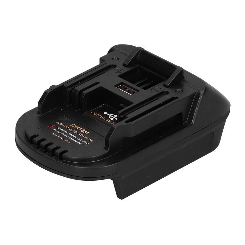 Lithium Battery Adapter Dock Power Connector with USB Charge Interface