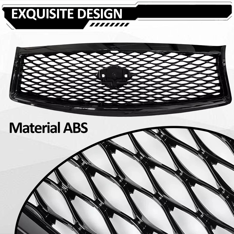 kspeed For Infiniti Q50 2014-2017 Front Bumper Upper Grille Gloss