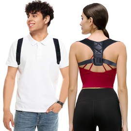Back Straightener, Back Support Trainer, Posture Corrector for Ergonomic - The Comfortable Strap Can Correct Back Posture and Anywhere to Prevent Back Pain in Women and Men