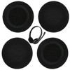 4 Pack Replacement Ear Pads Compatible with PC 2/PC 3/PC