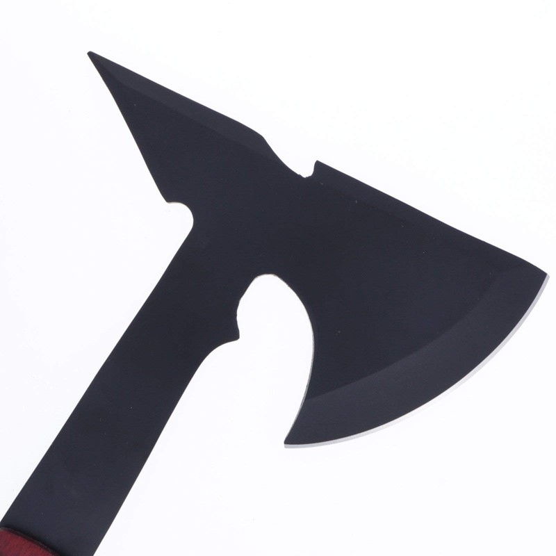 Universal Full Tang Spiked Axe Tomahawk Wooden Handle Ultra Lightweight