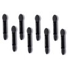 Kittro Sponge Tip Disposable Eyeshadow Brush Makeup Brushes Makeup Tools 100pcs Double Eye Shadow Brush (Black)