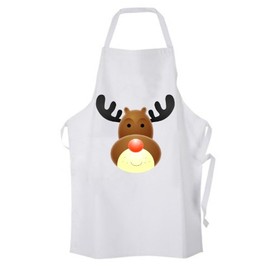 Tribal T-Shirts Rudolph The Red Nosed Reindeer Chef's Kitchen Apron