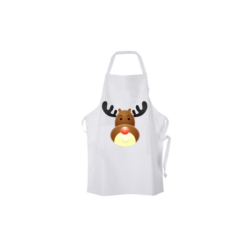 Tribal T-Shirts Rudolph The Red Nosed Reindeer Chef's Kitchen Apron