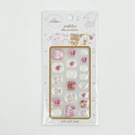 mikko illustrations Flower Nail Sticker