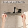 Gabrylly 10" Rain Shower Head, Rainfall Ceiling Mount Shower Head,