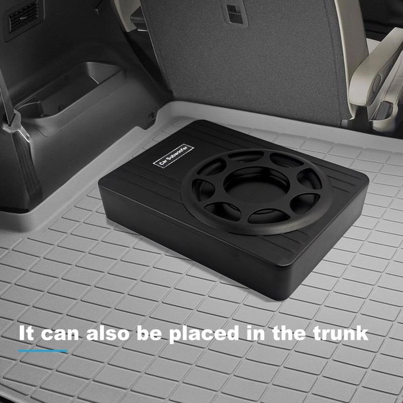 litillbuly 10 Inch 800W Car Subwoofer,Slim Under Seat Car Subwoofer